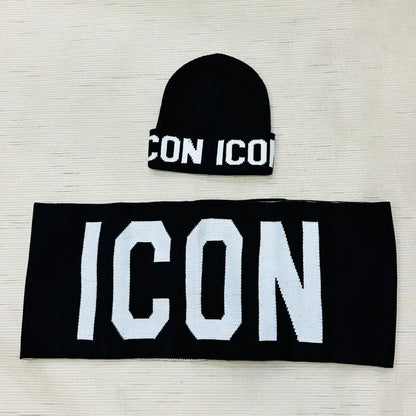 set cappello e sciarpa ICON